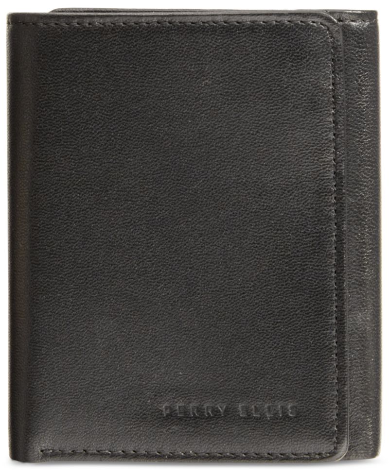 Men's Leather Gramercy Slim Trifold Wallet