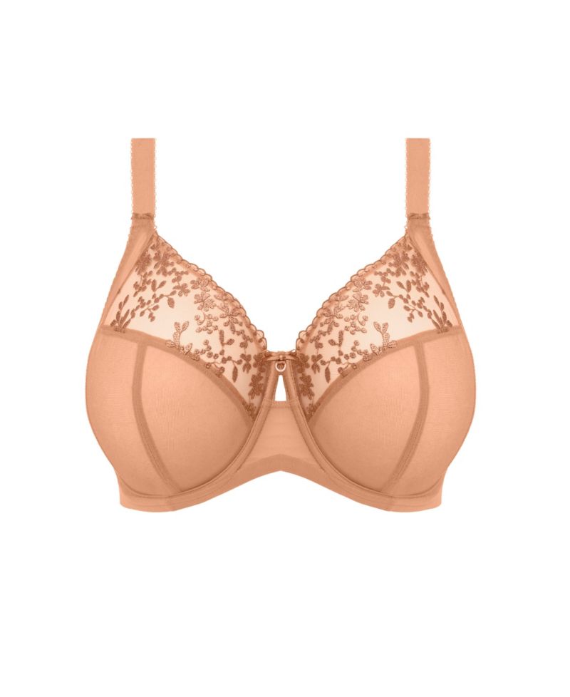 Plus Size Zarla Banded Underwire Stretch Lace Bra EL302505