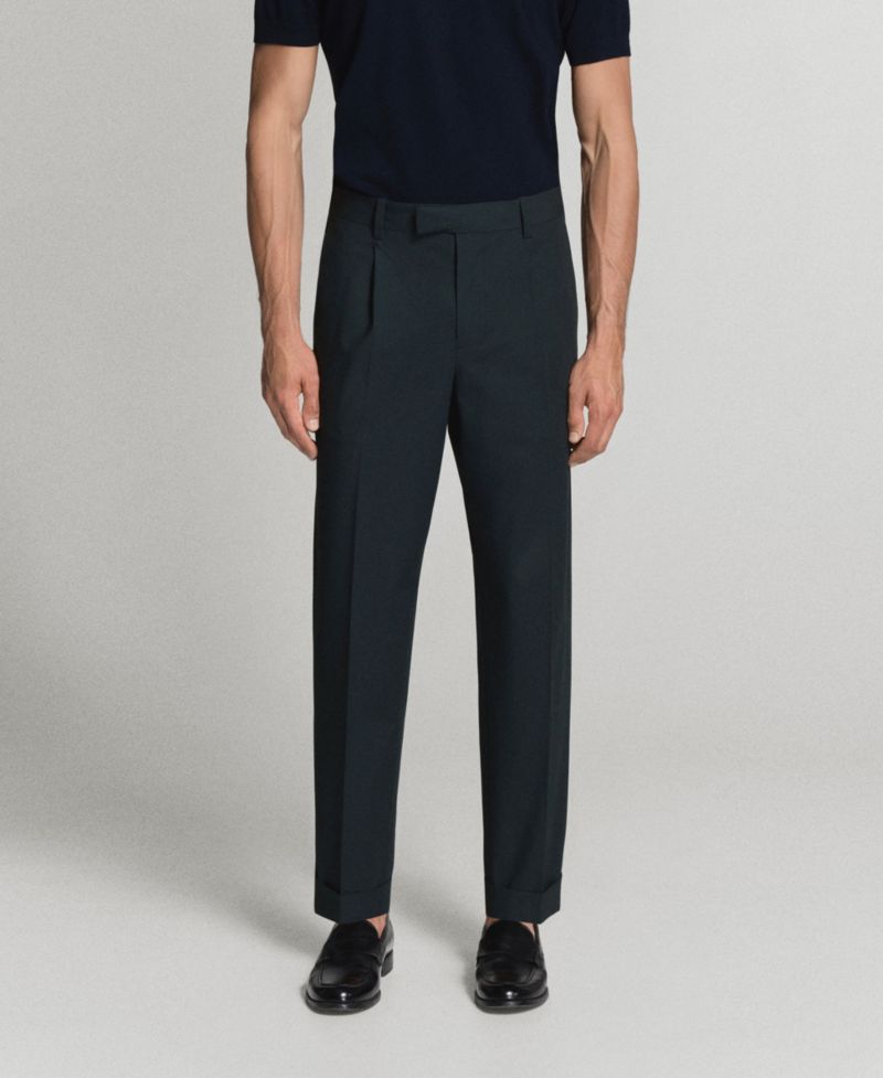 Men's Boston Regular-Fit Suit Pants