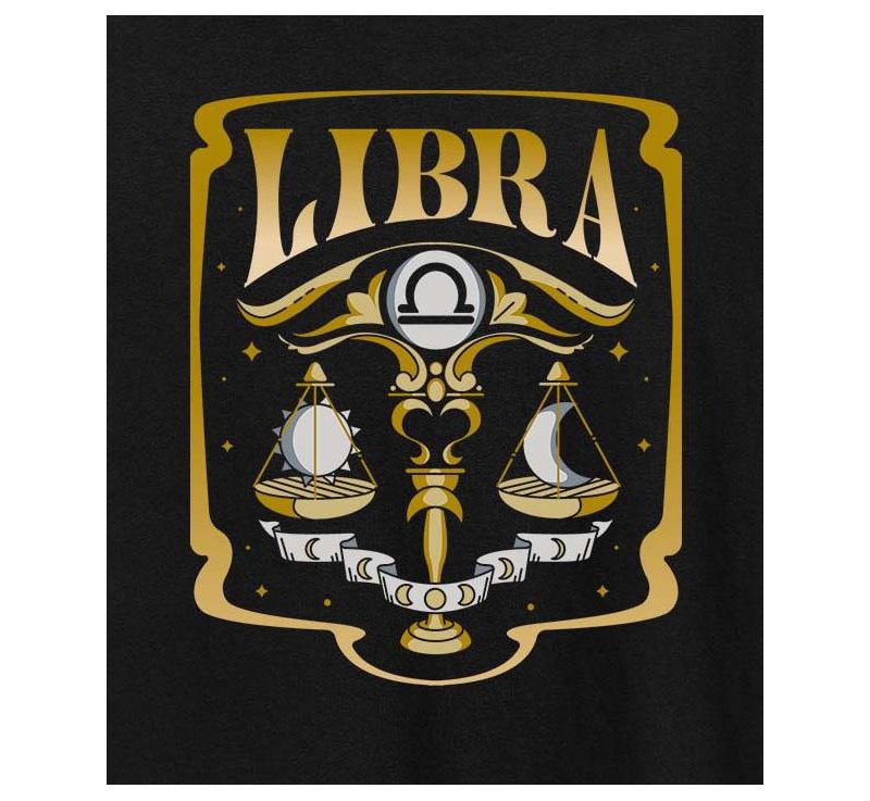Zodiac Libra Plus Size Graphic T-Shirt