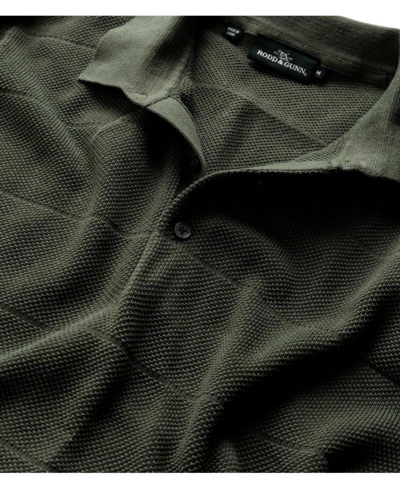 Men's Masons Flat Knit Polo Shirt