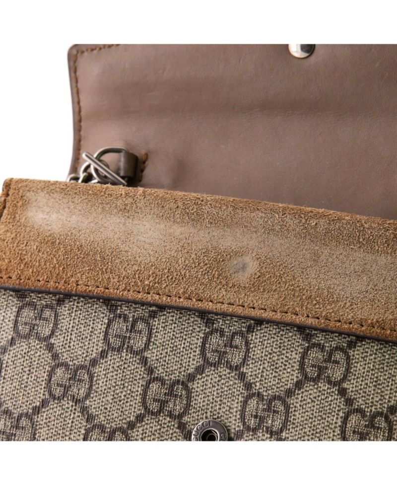 Super Mini Dionysus Bag GG Coated Canvas
