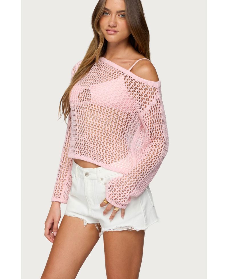Women's Inara Off Shoulder Crochet Top