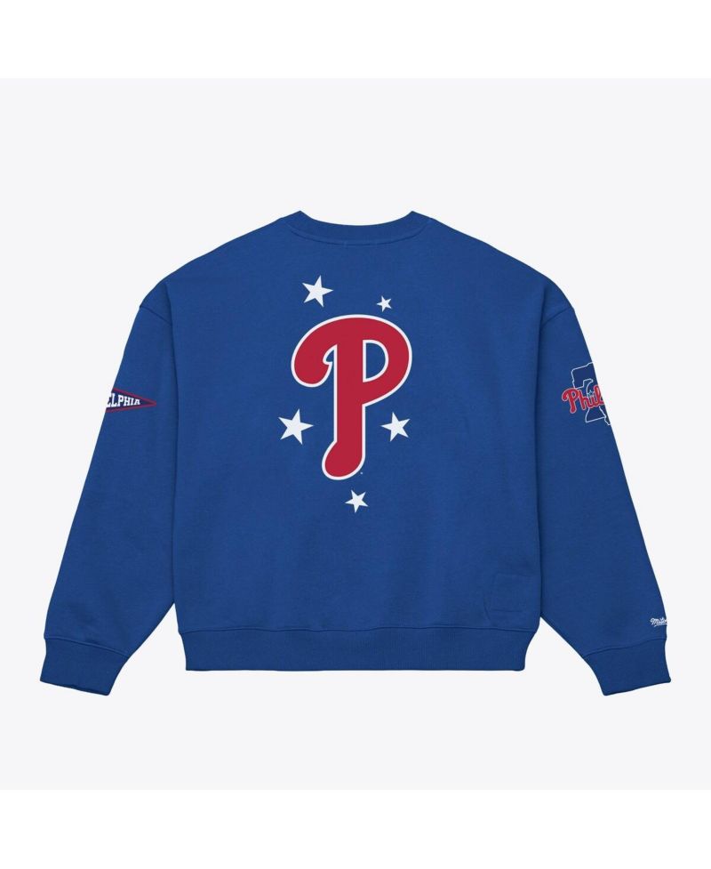 Women's Royal Philadelphia Phillies Pep Rally Sweatshirt