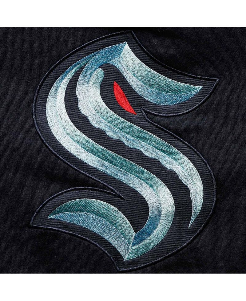 Men's Deep Sea Blue Seattle Kraken Superior Lacer Team Pullover Hoodie