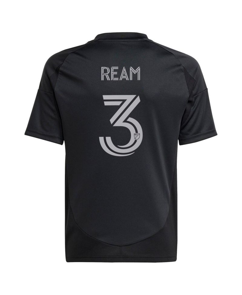 Big Boys and Girls Tim Ream Black Charlotte FC 2025 Fortress Kit Replica Player Jersey