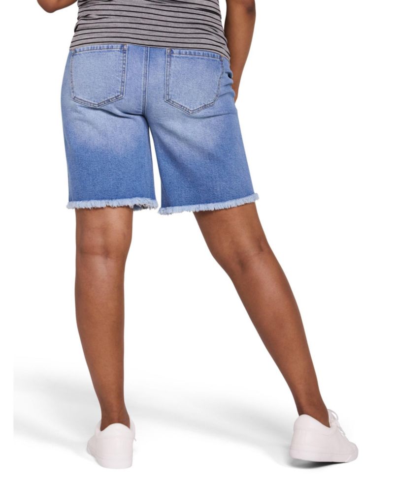 Women's Motherhood Under the Belly Dad Denim Short