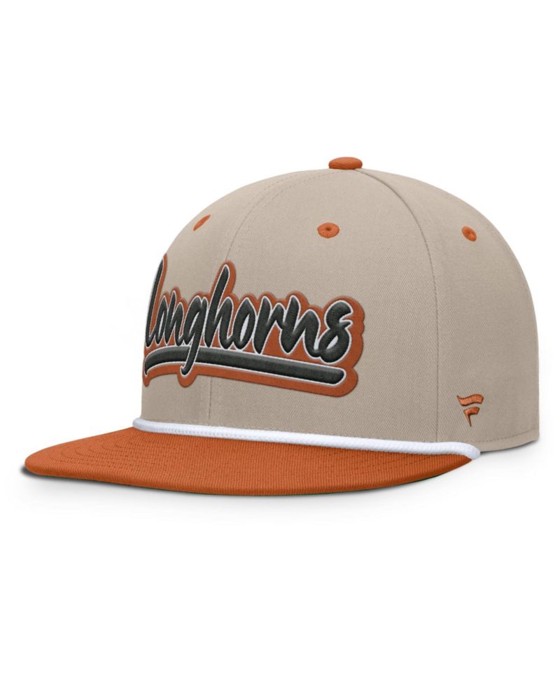 Men's Khaki/Texas Orange Texas Longhorns Colt Fitted Hat
