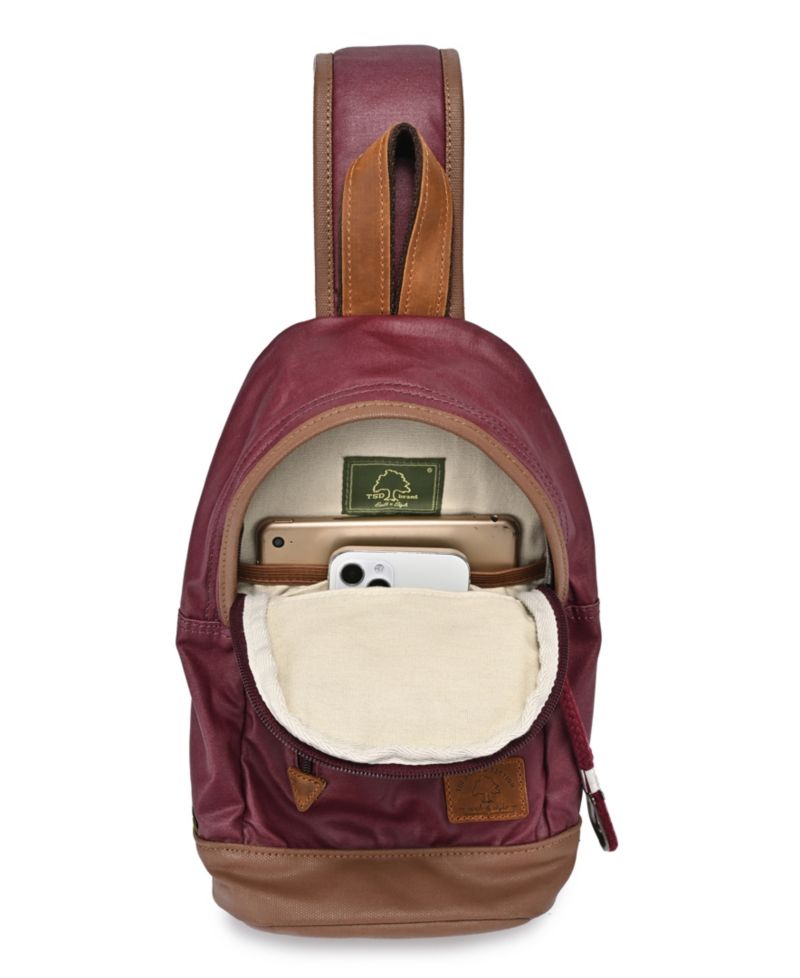 Urban Light Coated Canvas Sling Bag