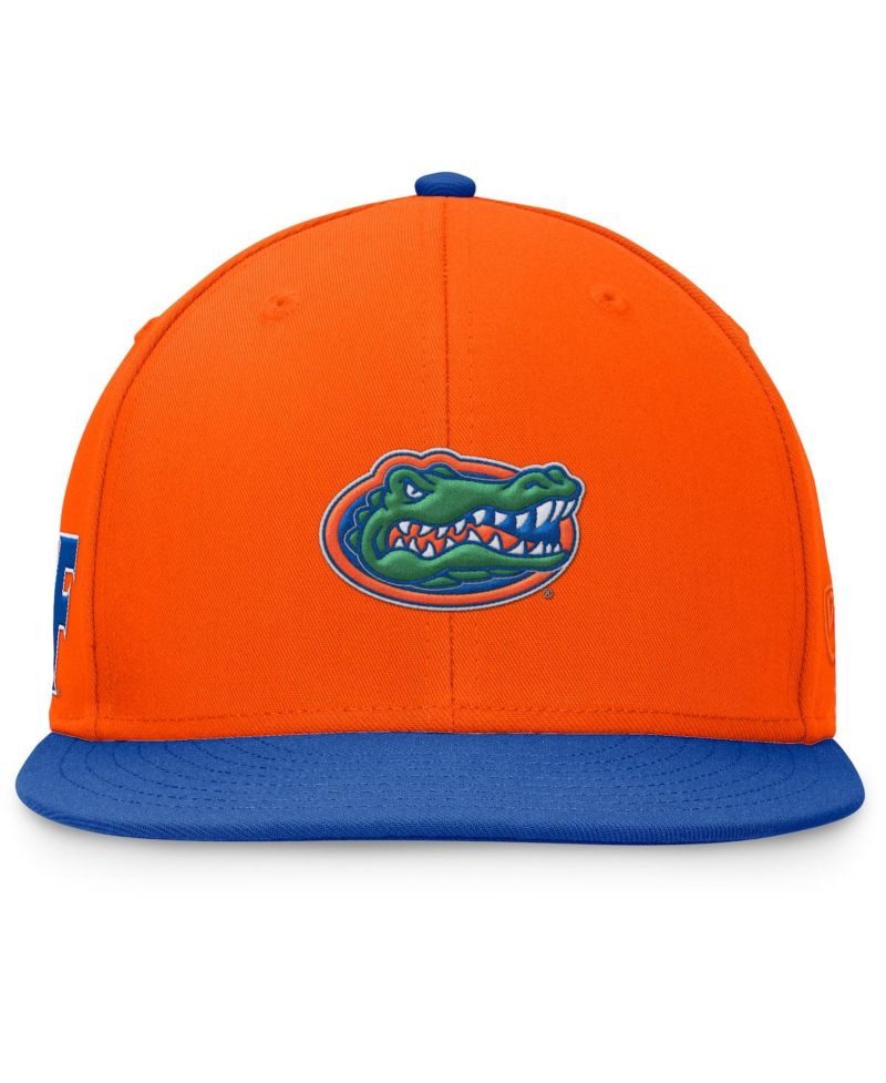 Men's Orange/Royal Florida Gators Rally Two-Tone Fitted Hat