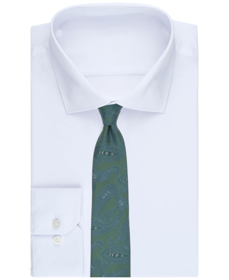 Men's Canary Paisley Tie