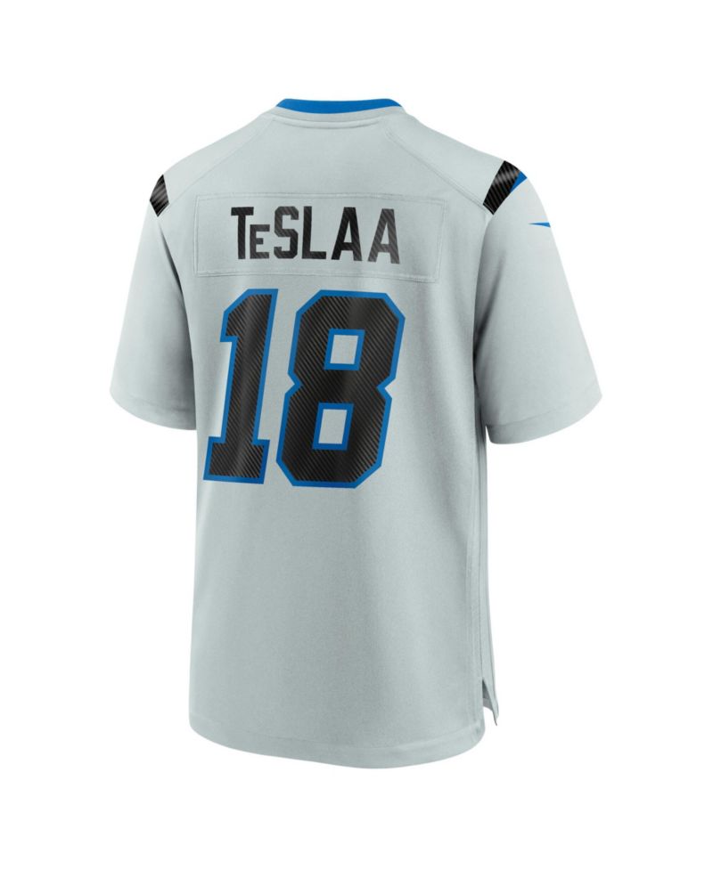 Men's Isaac Teslaa Silver Detroit Lions 2026 Rivalries Collection Game Jersey