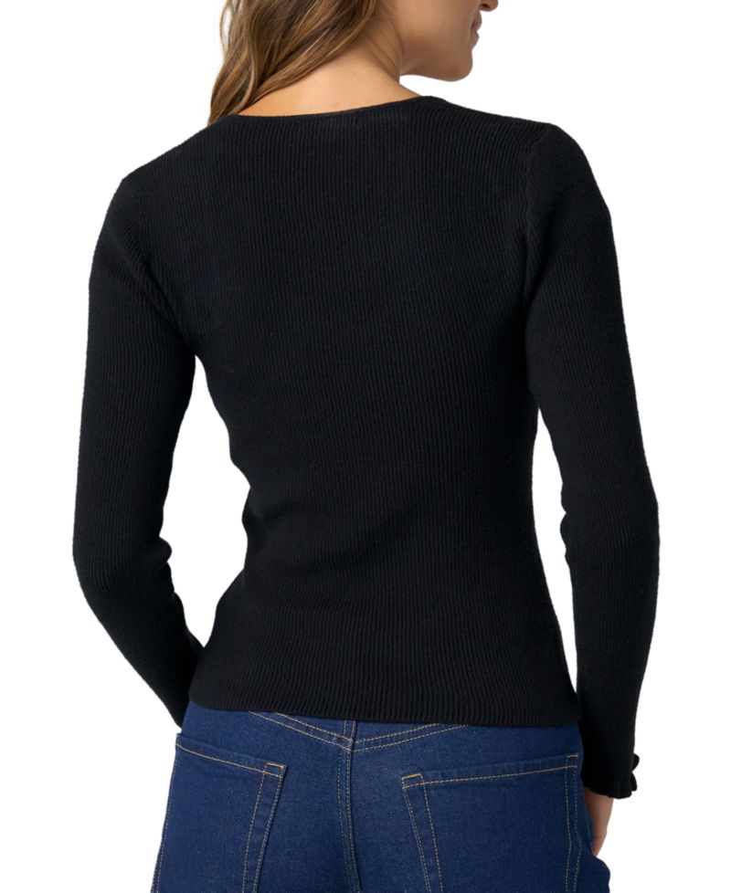 Women's Long-Sleeve V-Neck Sweater