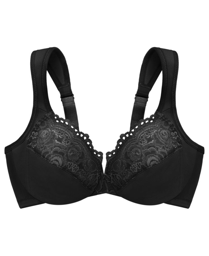 Women's Full Figure Plus Size Wonderwire Back Close Bra 1240