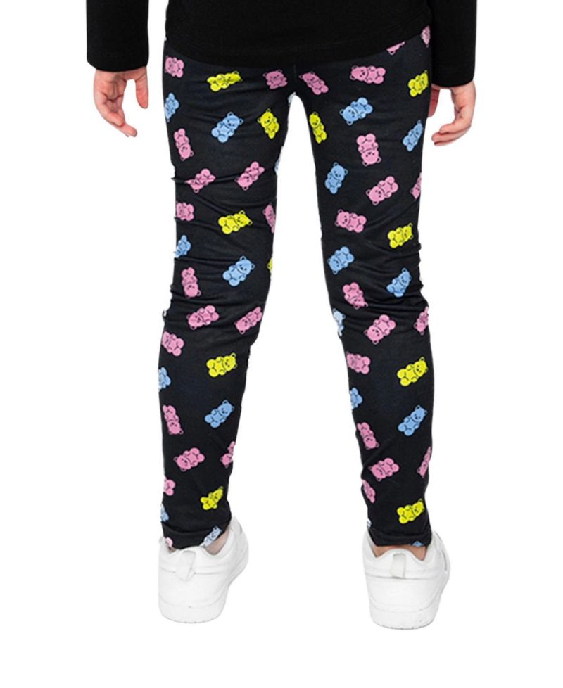 Little and Big Girl 6-12Y Printed Leggings Printed Gummy Bears