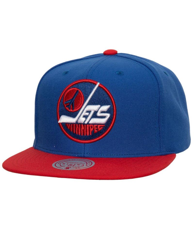 Men's Blue Winnipeg Jets Core Team Ground 2.0 Snapback Hat