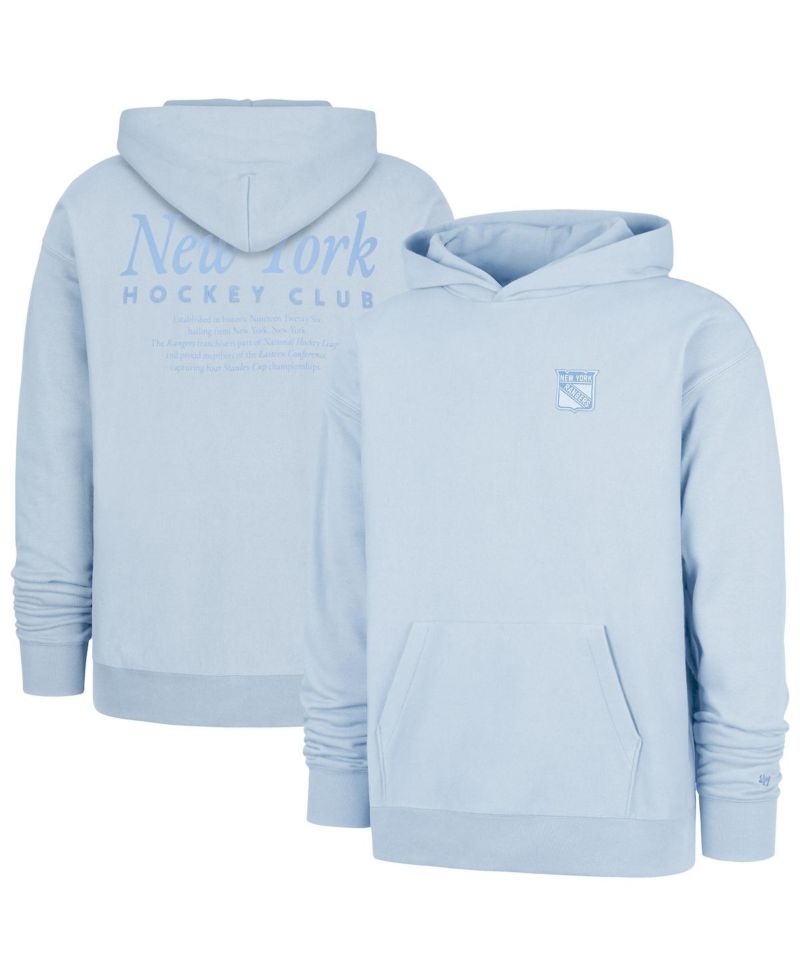 Men's Light Blue New York Rangers Foundation Pullover Hoodie
