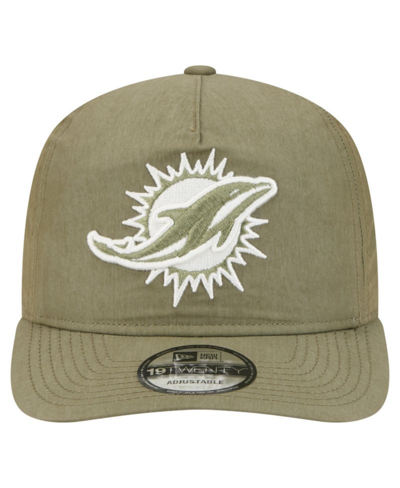 Men's Olive Miami Dolphins Nylon 19TWENTY Adjustable Hat
