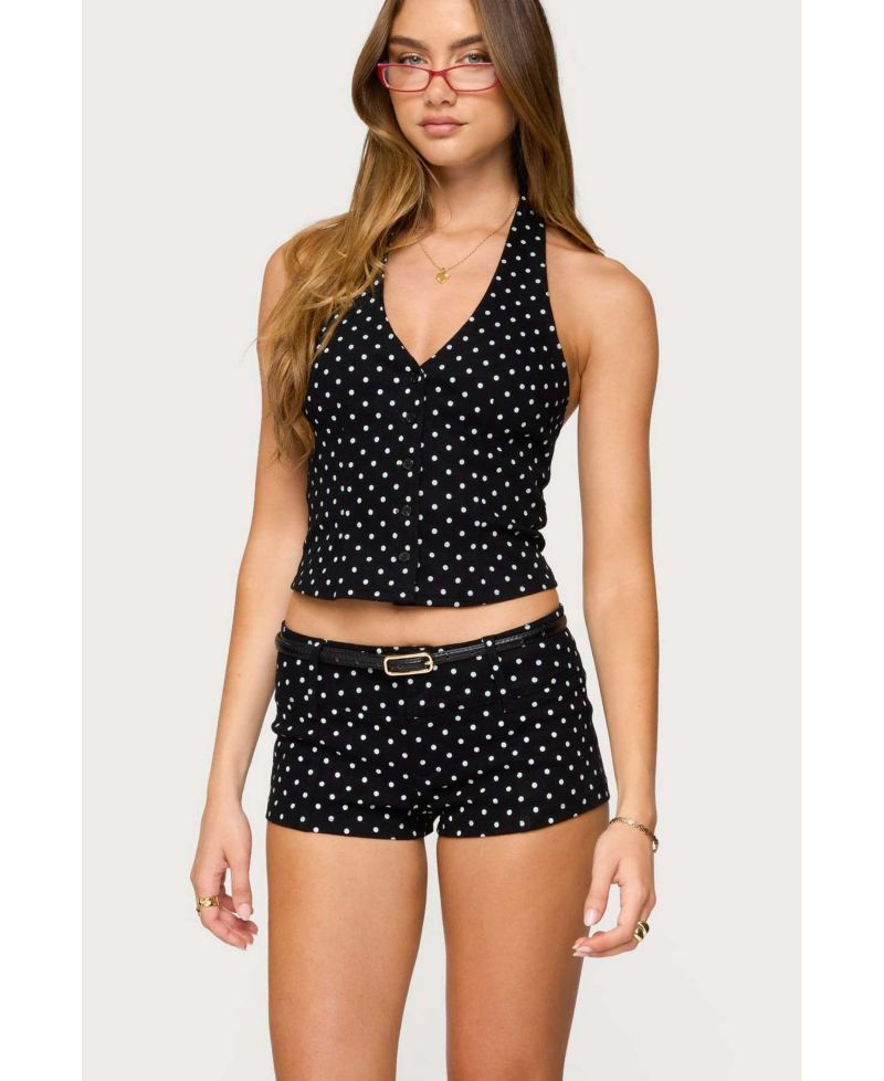 Women's Twyla Polka Dot Halter Top