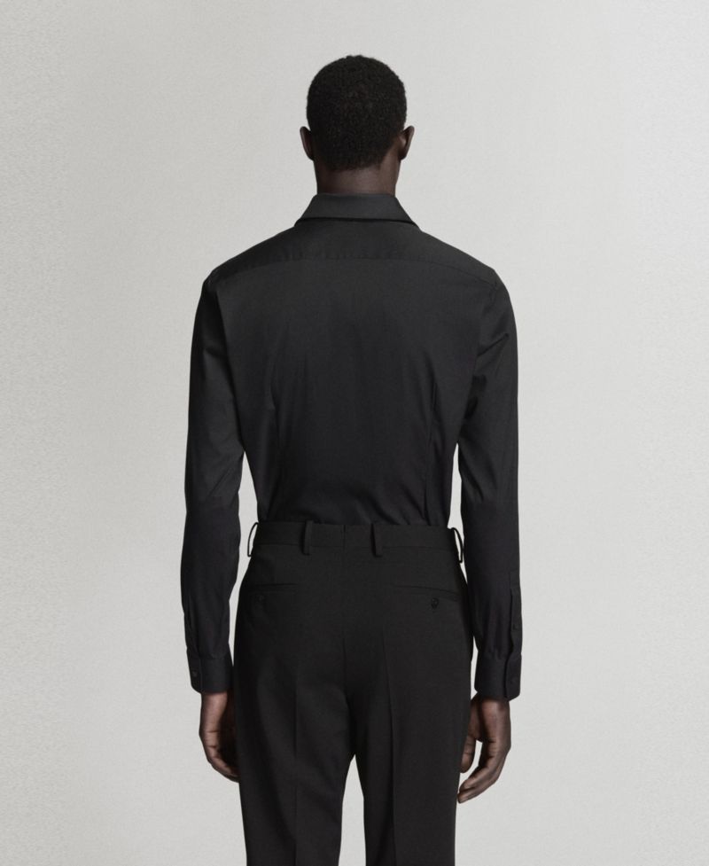 Men's Super Slim Fit Cotton Stretch Dress Shirt