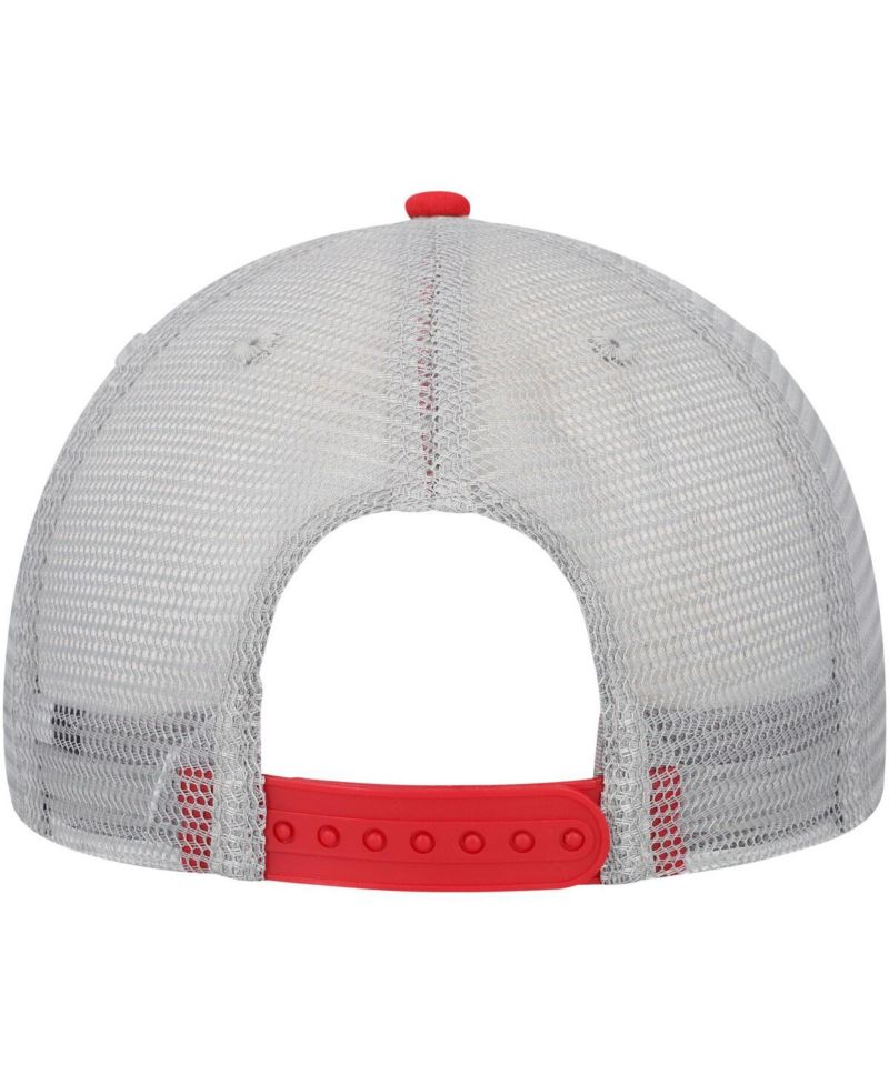 Men's Red, Gray Houston Cougars Snapback Hat