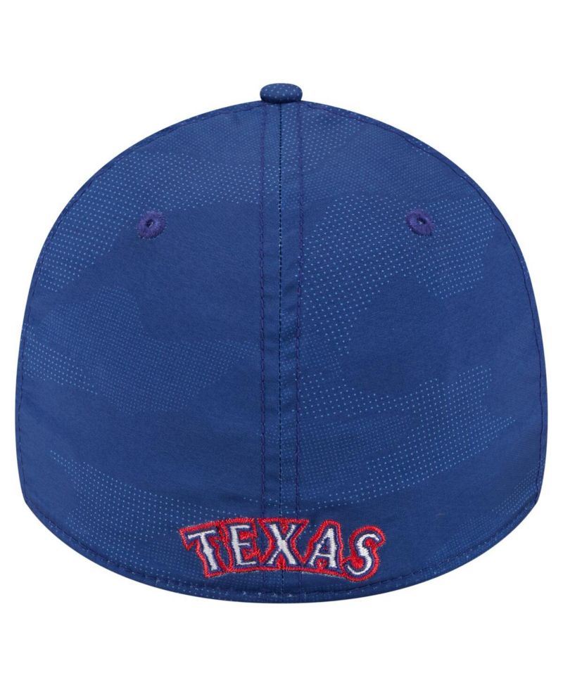 Men's Royal Texas Rangers Tonal Camo 39THIRTY Flex Hat