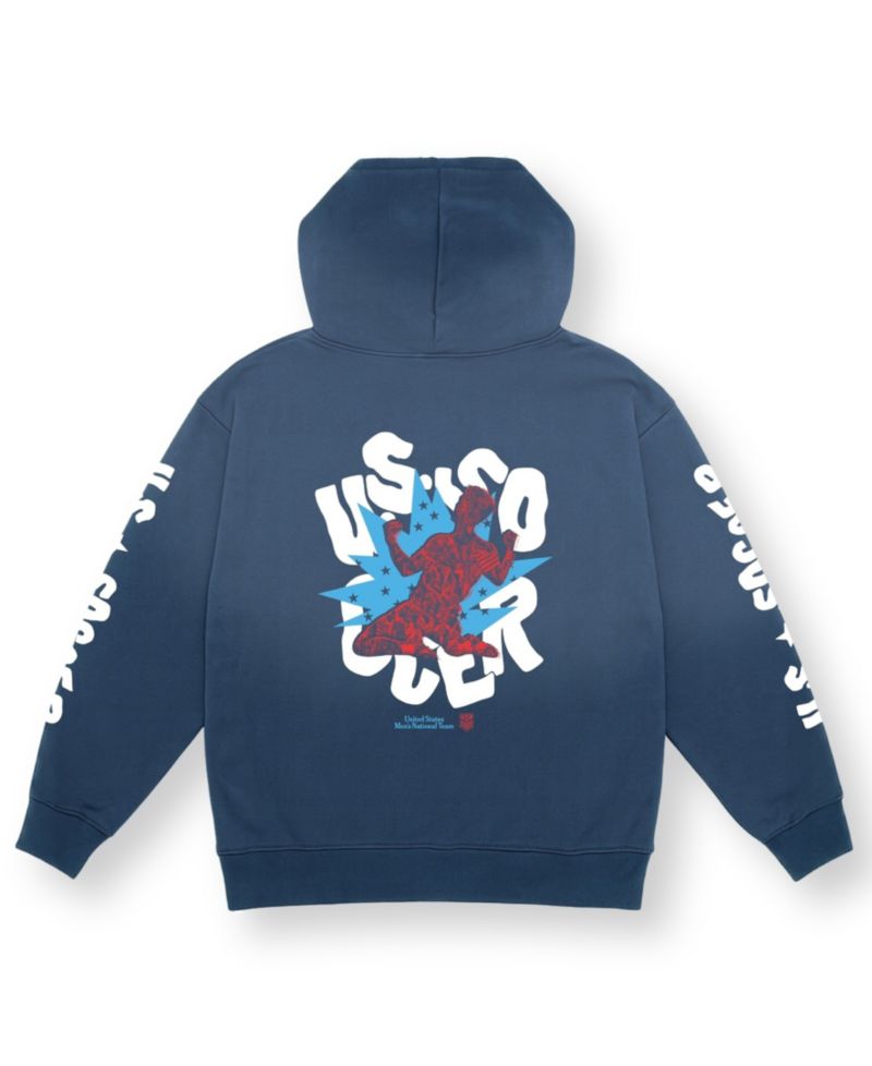Men's and Women's Navy USMNT Oversized Celebrate Hoodie