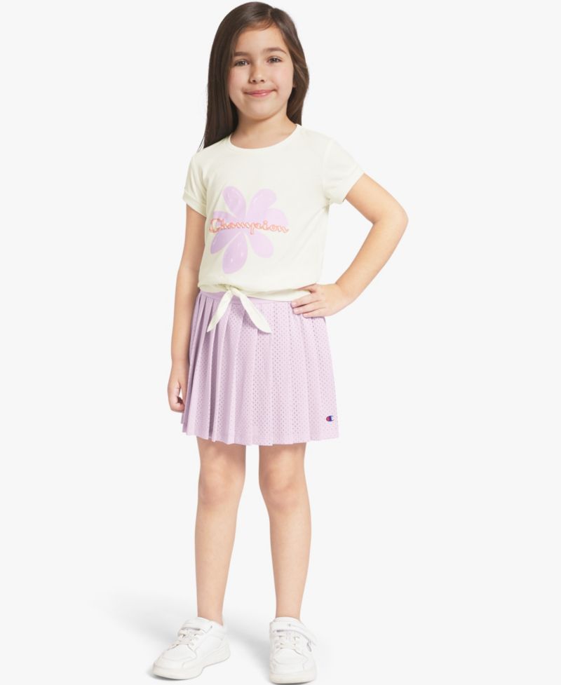 Girls' 4T-6X T-Shirt, Sweatshirt and Skort, 3-Piece Set