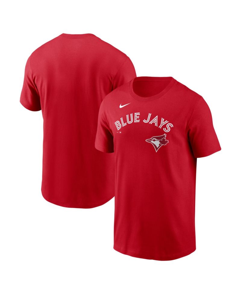 Men's Red Toronto Blue Jays Wordmark T-Shirt
