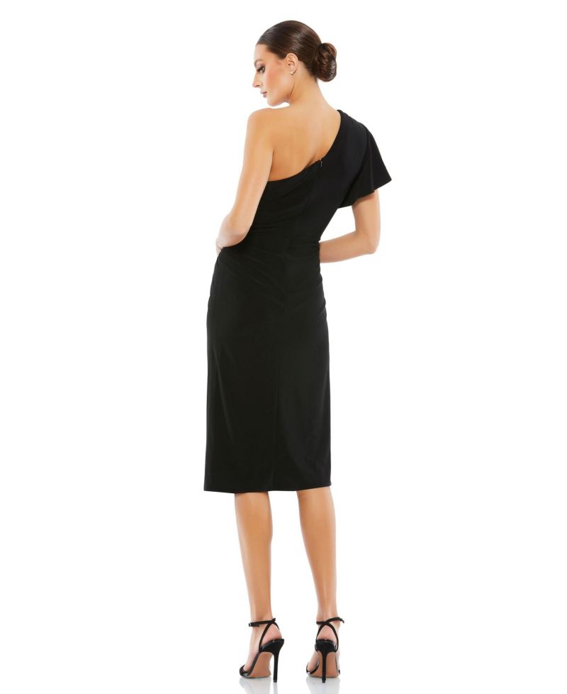 Women's One Shoulder Midi Length