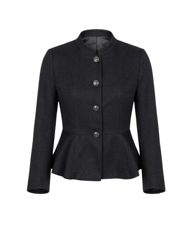 Women's Textured Peplum Blazer