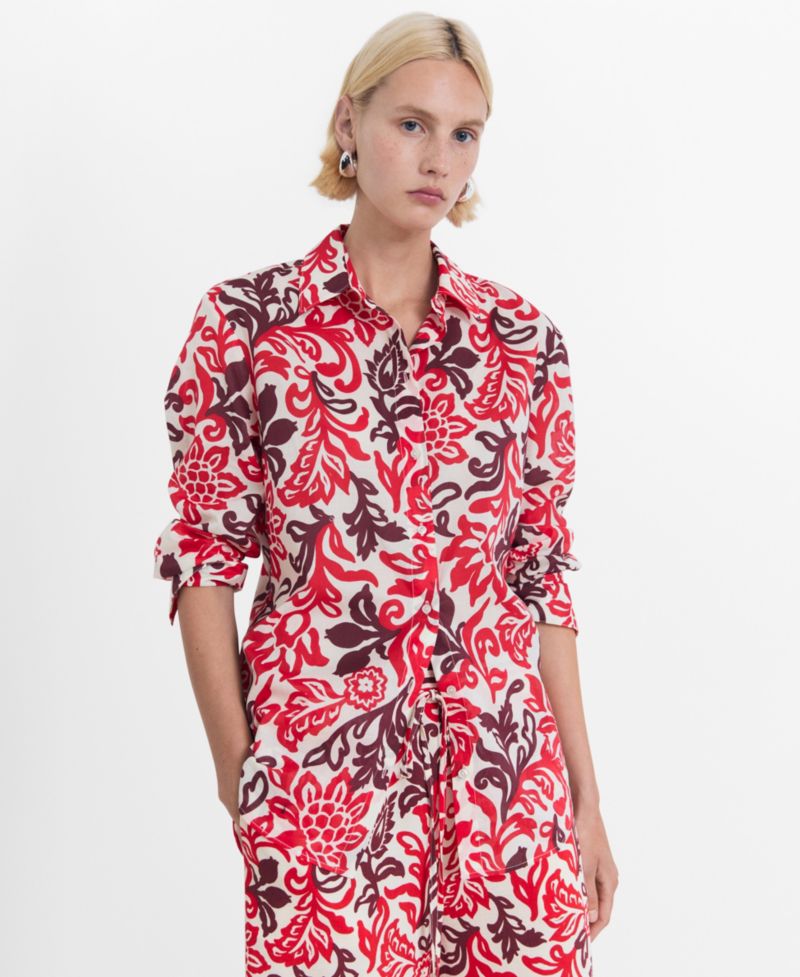 Women's Printed Cotton Shirt