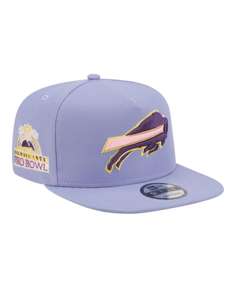 Men's Lavender Buffalo Bills Bloom A-Frame 9FIFTY Snapback Hat