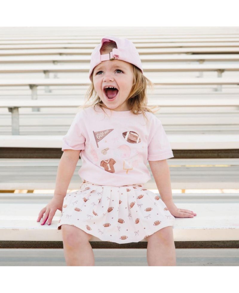 Big Girls Game Day Icon Short Sleeve T-Shirt