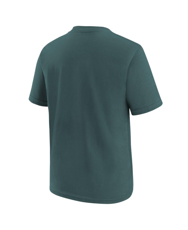 Boys' and Girls' 4-16 Philadelphia Eagles Wordmark Screen-Print Graphics T-Shirt