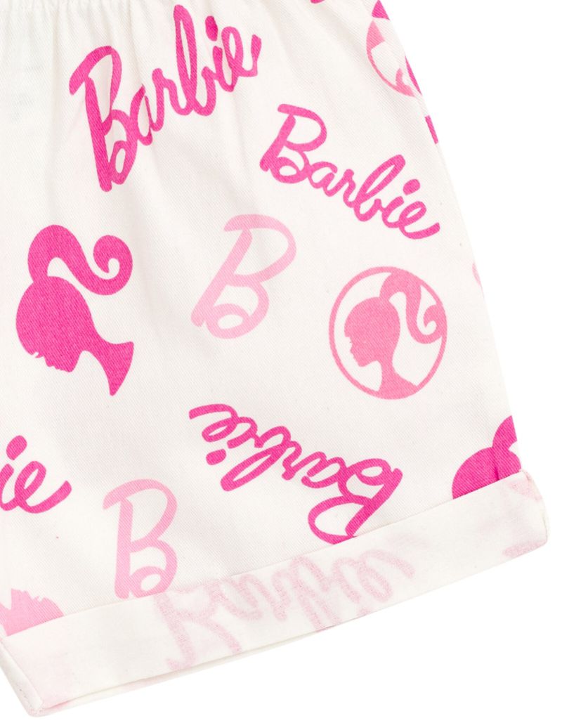 Girls Peplum T-Shirt and Shorts Outfit Set