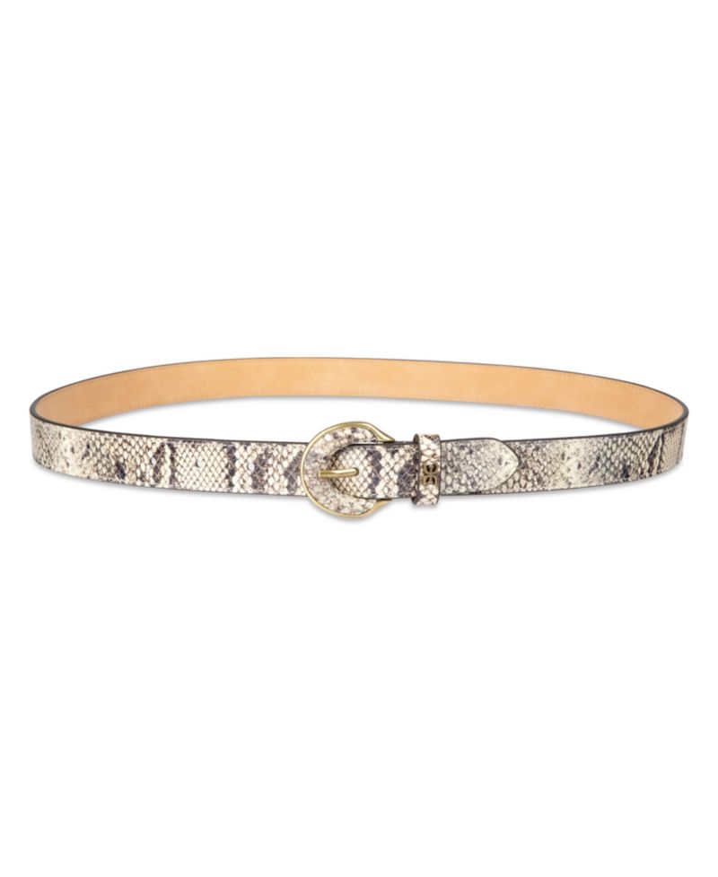 Women's Leather Harness Buckle Belt