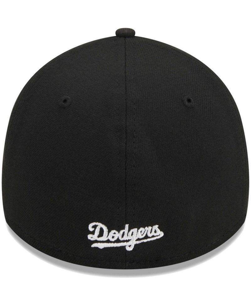 Men's Black Brooklyn Dodgers Logo 39THIRTY Flex Hat