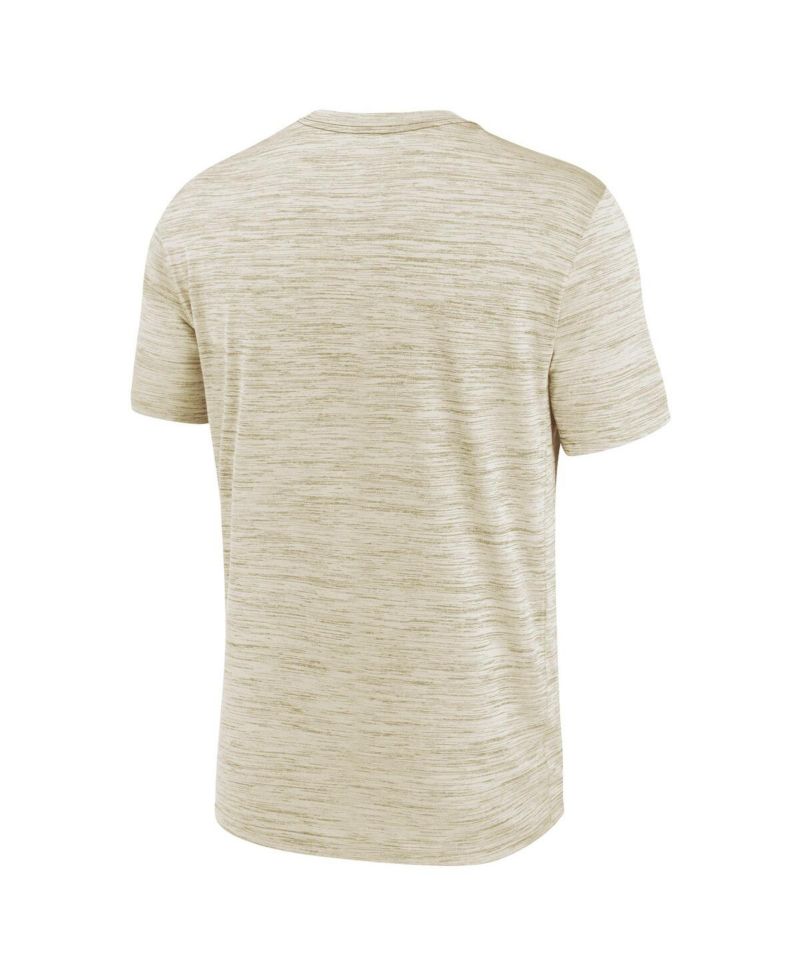 Men's Cream Los Angeles Angels City Connect Velocity Practice Performance T-shirt