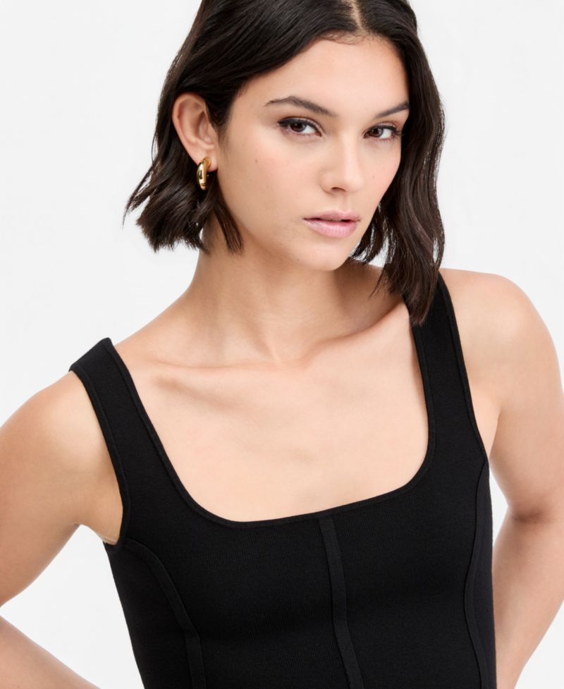 Women's Bodycon Sweater Tank Top
