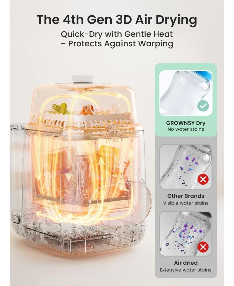 EaseClean 4-in-1 Automatic Bottle Washer and Sterilizer