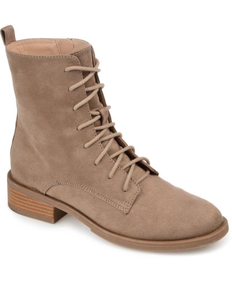 Women's Vienna Lace Up Stacked Heel Booties