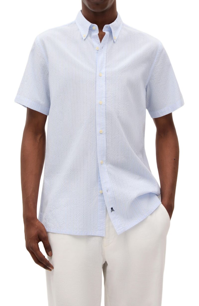 Men's Seersucker Resort Bd Shirt