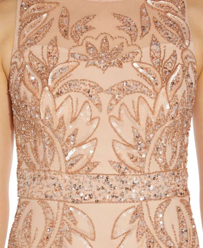 Adrianna Papell Beaded Gown