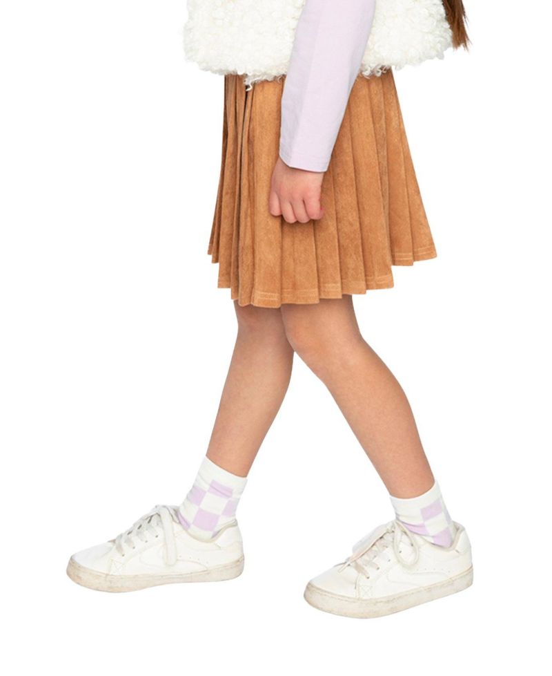 Little and Big Girl ( size 6 to 12 ) Pleated Skirt
