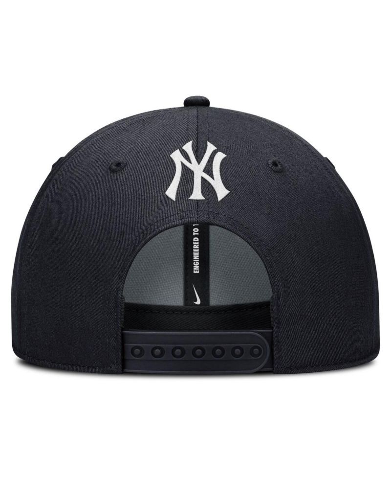 Men's Navy New York Yankees Rise Gaberdine Adjustable Hat