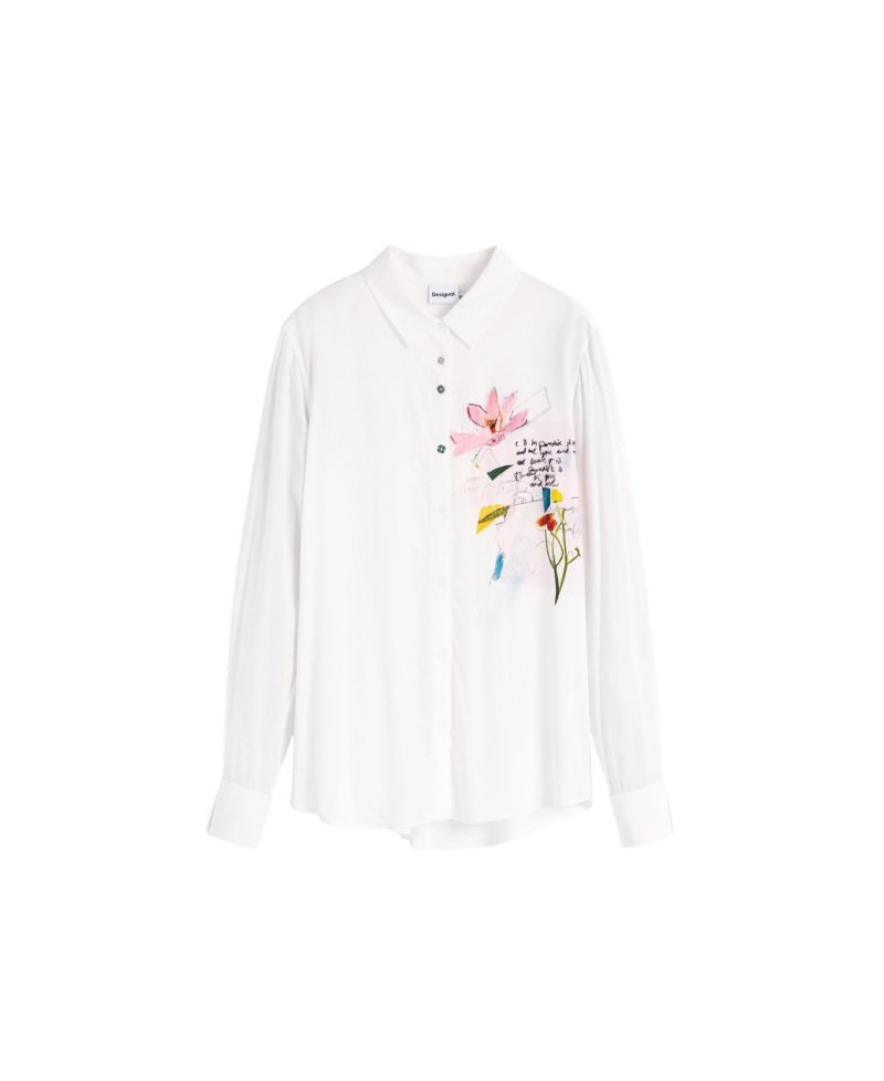 Women's Embroidered floral shirt