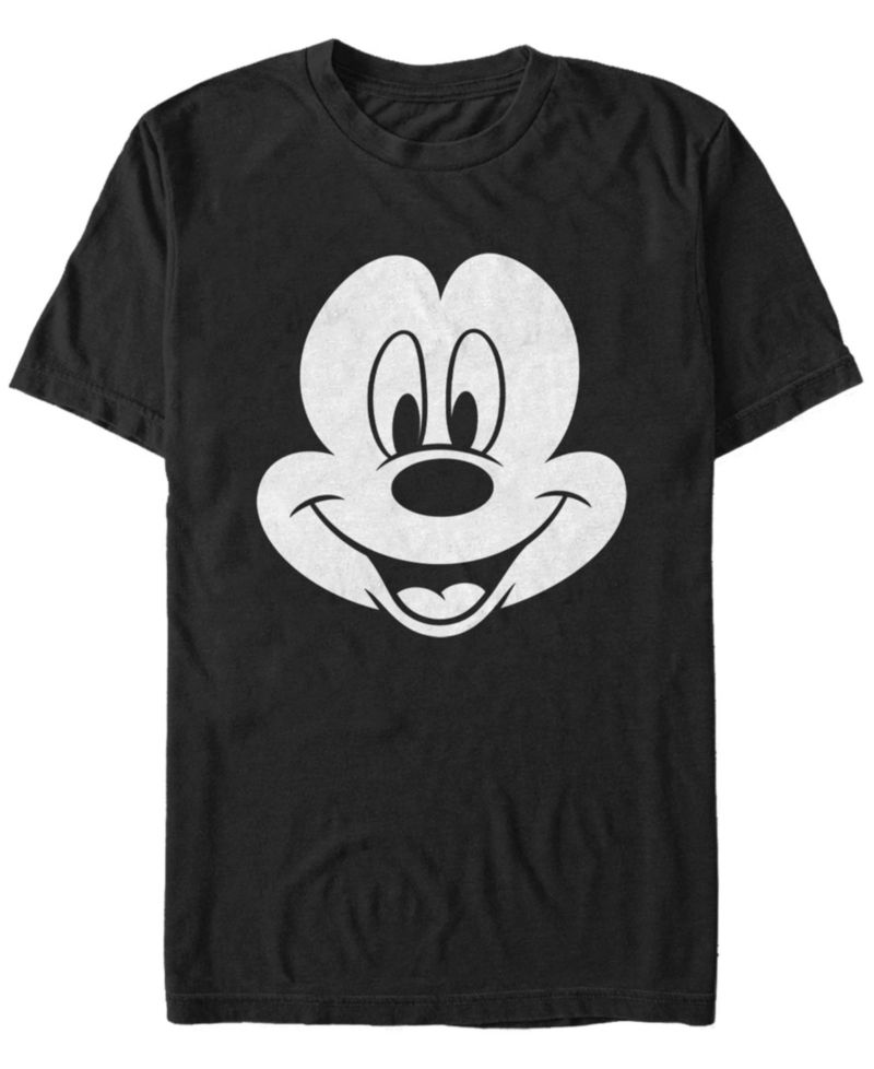 Men's Big Face Mickey Short Sleeve T-Shirt