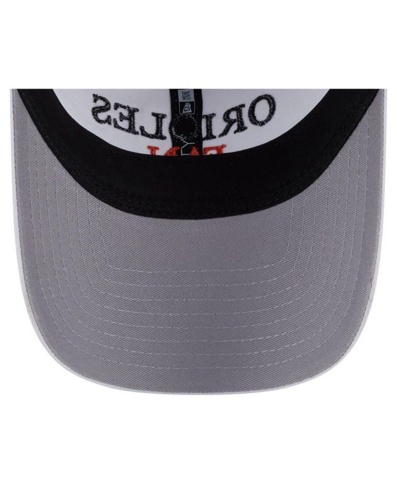 Women's White Baltimore Orioles Team Fan 9TWENTY Adjustable Hat