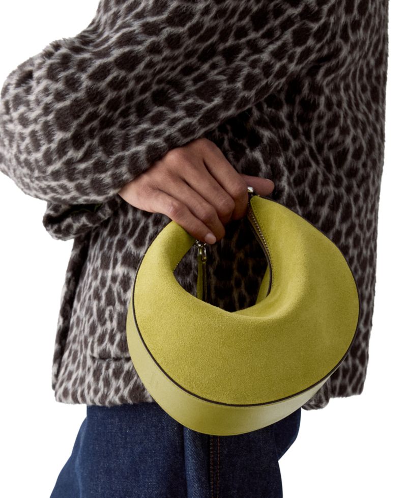 Duo Suede Small Crossbody Handbag